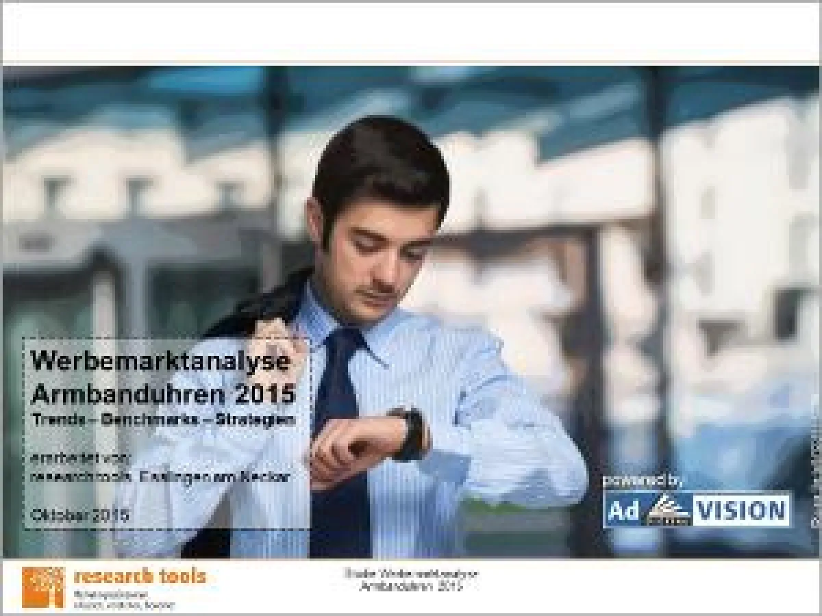 Werbemarktanalyse Armbanduhren 2015