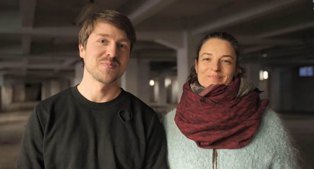 Die Gründer*innen des Impact Hub Leipzig Martin Jähnert und Anne Hegener (c) IHL