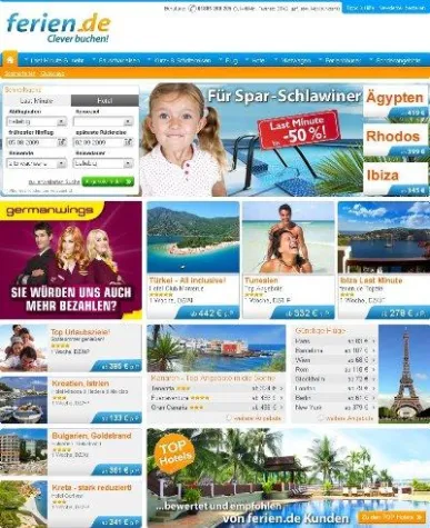 Bild: ferien.de präsentiert sich neu - Reiseportal für "Spar-Schlawiner" und "Rabatt-Knacker"