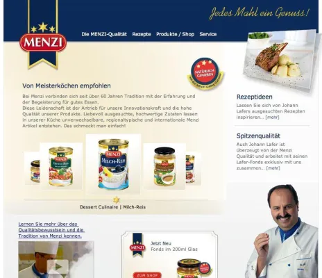 Bild: Die Marke MENZI kommt wieder - mit Lafer