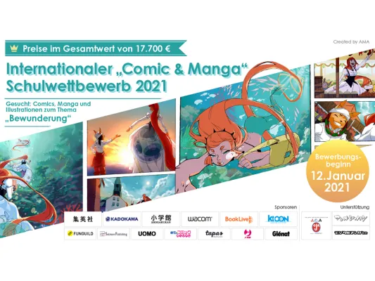 Bild: Internationaler „Comic & Manga“ Schulwettbewerb 2021 für Schüler/Student