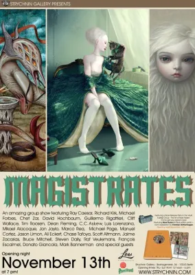 Magistrates - Eine Gruppenausstellung mit internationalen Stars des Pop Surrealism Bild: Magistrates - Eine Gruppenausstellung mit internationalen Stars des Pop Surrealism