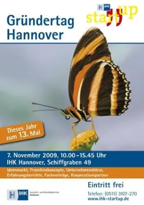 Bild: Gründertag Hannover am 7. November 2009