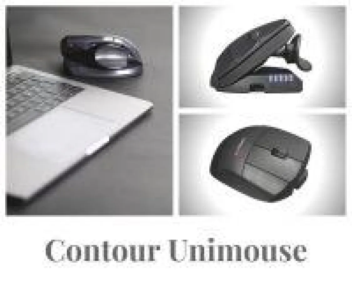 Die erste ergonomische Maus, die sich individuell an die Hand des Benutzer anpassen lässt - Unimouse von Contour.