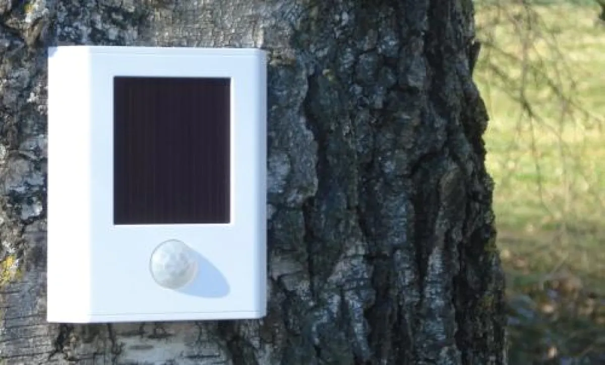 Batterieloser und wartungsfreier Funk-Solarpräsenzmelder 