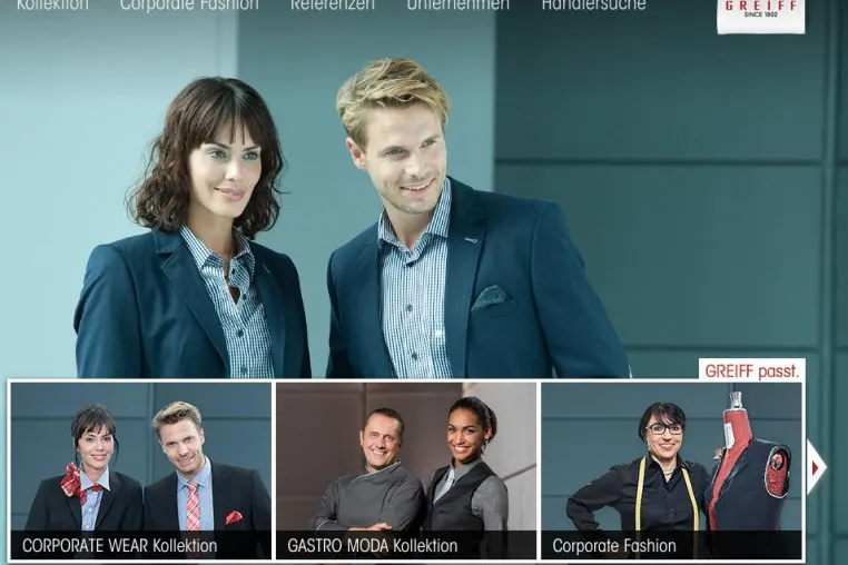 Bild: Neue Website für GREIFF Mode