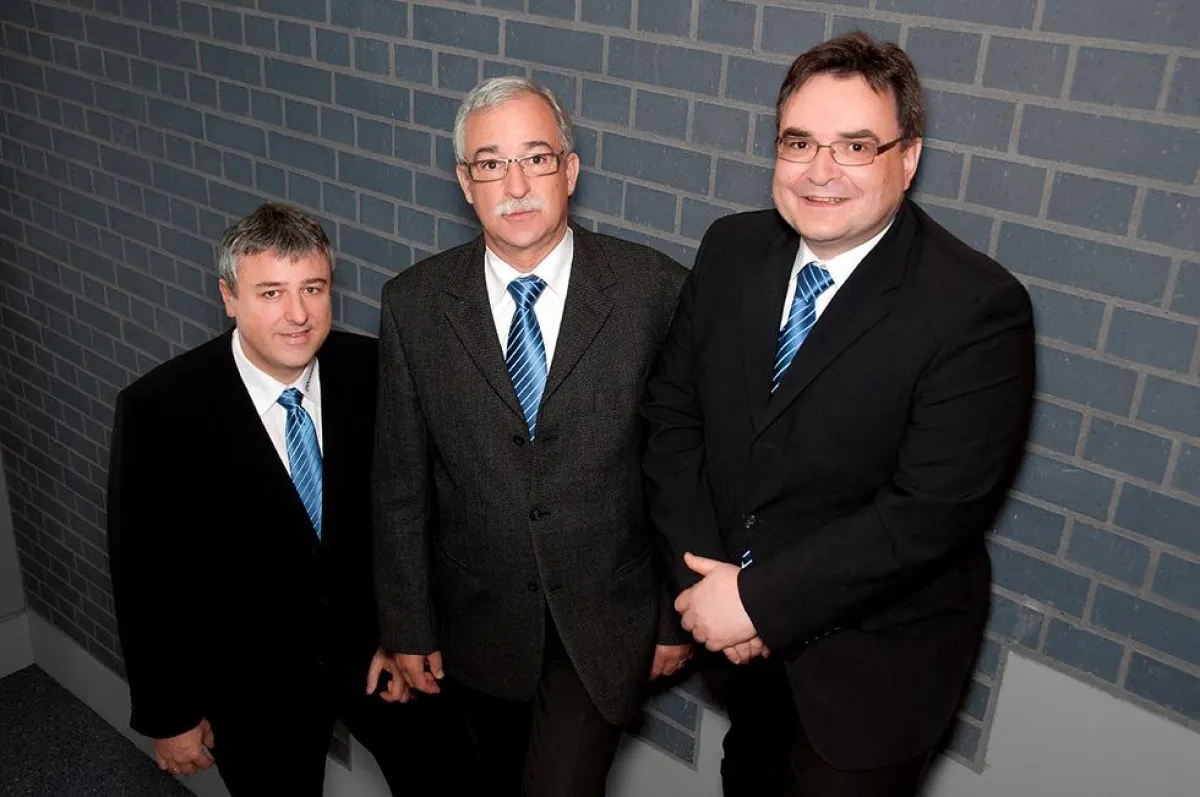 (v.l.n.r.) Christian Schlegel, Johannes Haag, Werner Sauter