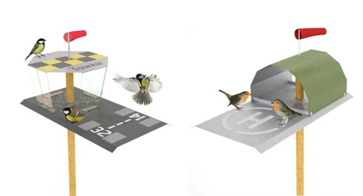 HungAir & TowAir - Vogelhäuschen im urbanen Look