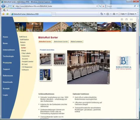 Bild: Bibliotheca relaunched Website - Mit zwei Klicks zu allen zentralen Informationen über RFID