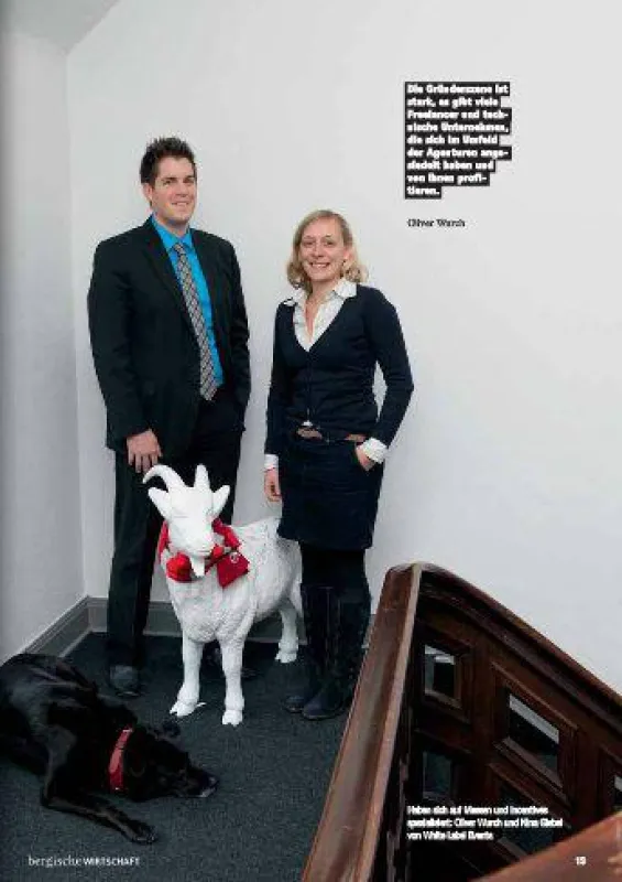 Oliver Wurch mit Nina Giebel