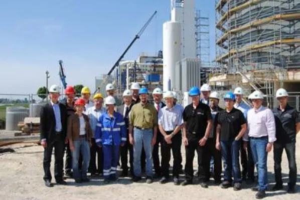 Bild: Kunden informierten sich über neue Luftzerlegungsanlage