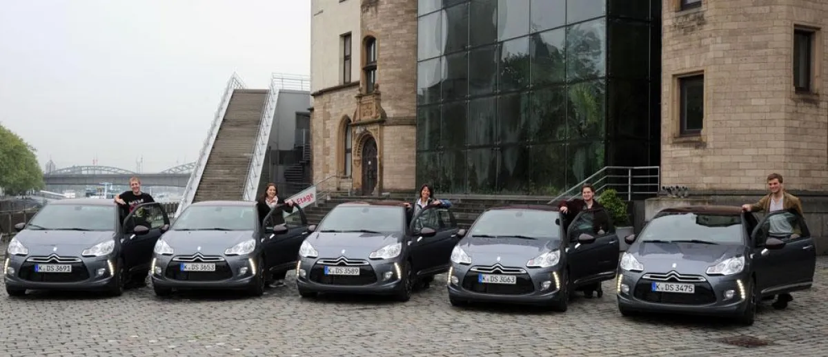 Die fünf CITROËN DS3 Star(t)-Reporter