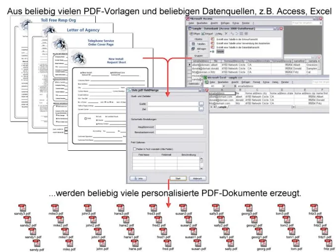 UNIVERSE Software stellt pdf-FieldMerge vor Bild: UNIVERSE Software stellt pdf-FieldMerge vor