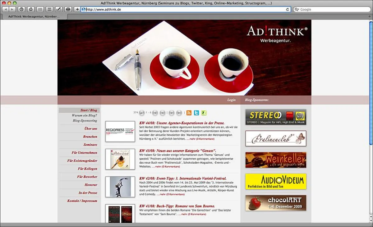 Existenzgründer-Seminare von Ad!Think