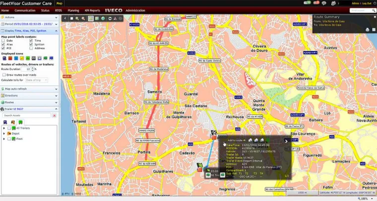 Bild: Astrata Europe erweitert Funktionen für das Flottenmanagementsystem