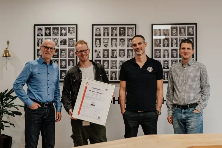 Geprüfte Qualität: Shopmacher setzen mit TÜV-Zertifizierung für Trusted Development neuen Branchenstandard Bild: Geprüfte Qualität: Shopmacher setzen mit TÜV-Zertifizierung für Trusted Development neuen Branchenstandard