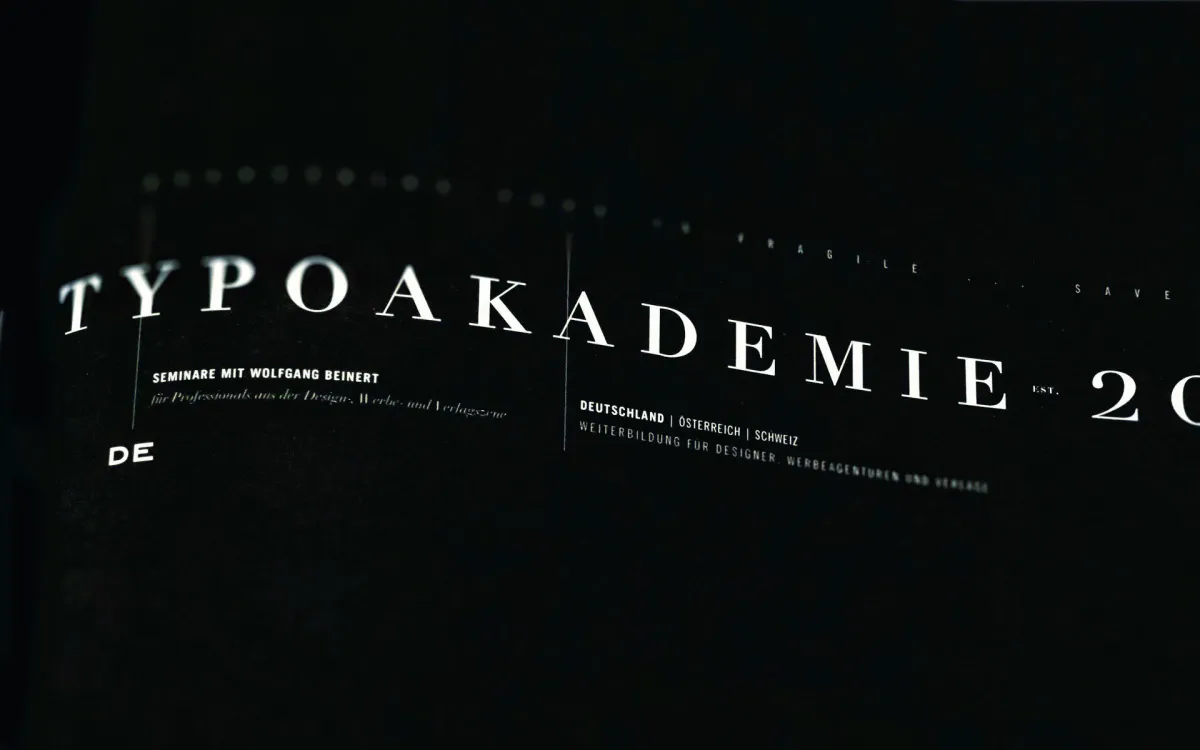 Berufliche Weiterbildung für die Design-, Werbe- und Medienbranche. (© Typoakademie.de)