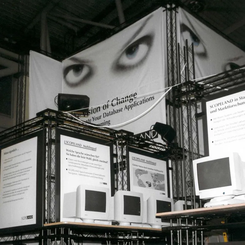 Messestand auf der 