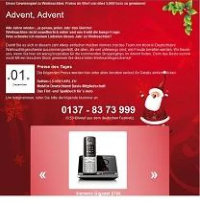 Bild: Der Adventskalender 2010 von Mobil in Deutschland e.V.