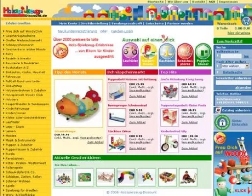 Bild: Holzspielzeug Discount - Kinderträume werden online wahr