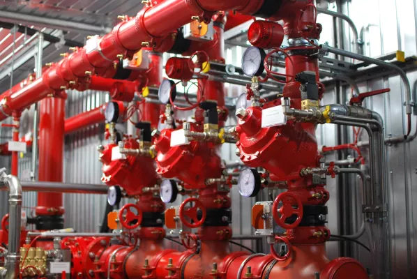 Bild: Sprühflut- und Schaumlöschanlagen für Industriebetriebe