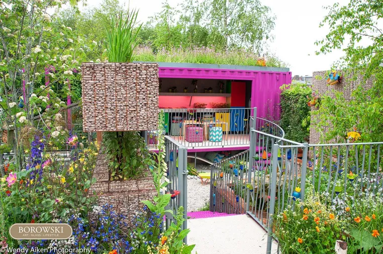 Bild: Chelsea Flower Show 2019: GOLD Medaille für Montessori-Garten mit Borowski Glasobjekten