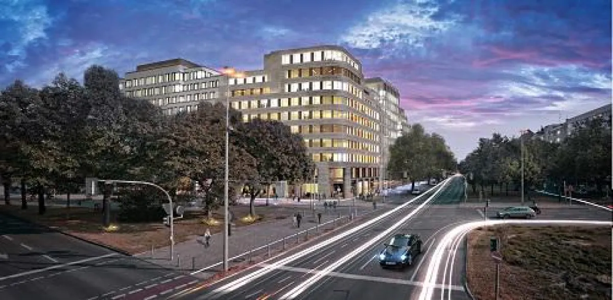 Frontansicht des Quartiers Bundesallee. Bildquelle: SSN Group AG