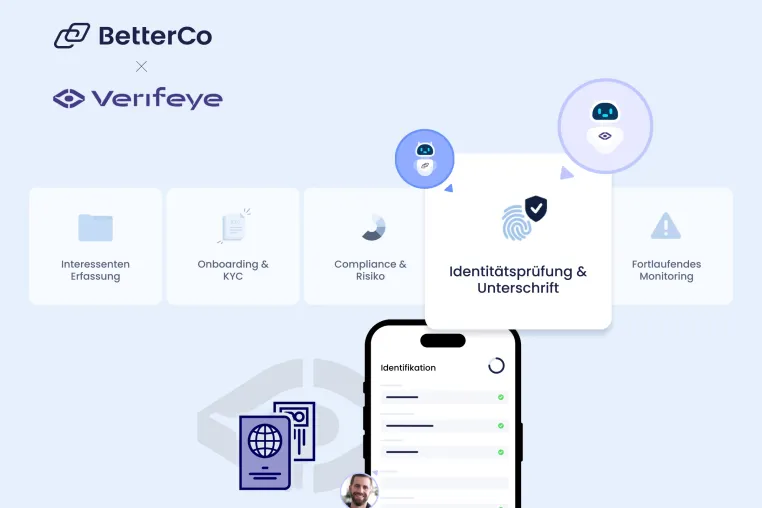 Bild: BetterCo und Verifeye Online schließen strategische Partnerschaft für Identifikation und digitales Onboarding