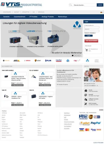 Bild: IP über Koax und mehr im neuen Veracity Markenshop
