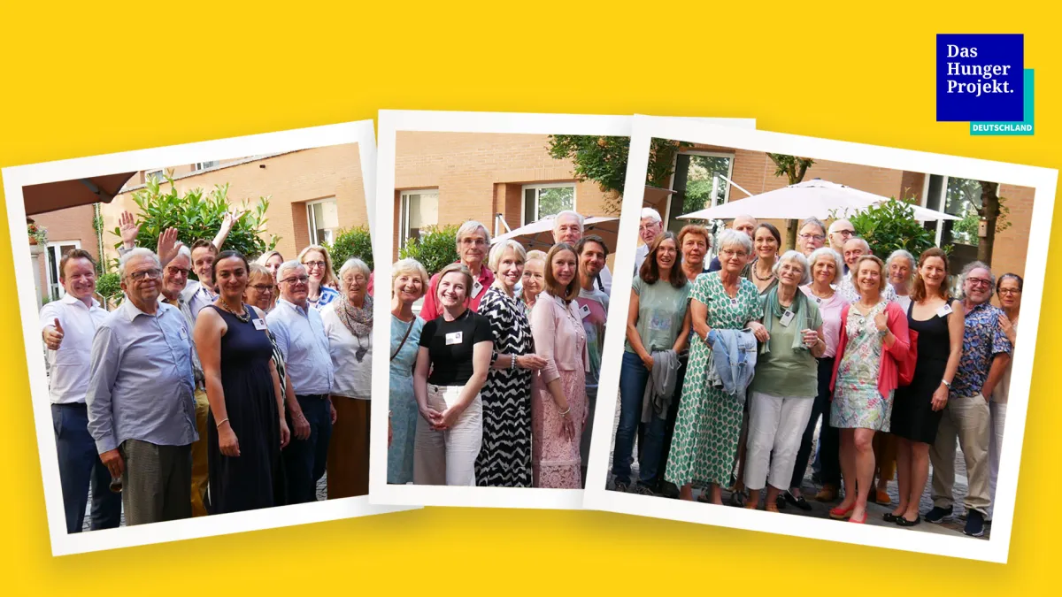 Gruppenfoto 40 Jahre Das Hunger Projekt, Treffen in München (© Das Hunger Projekt)