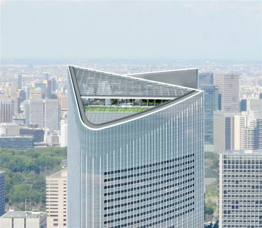 Das erste Andaz Hotel Japans erstreckt sich über die obersten Etagen des Toranomon Hill Towers.