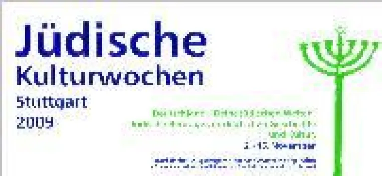 Bild: Jüdische Kulturwochen Stuttgart vom 2. bis 15. November - Auch 2009 attraktives und vielfältiges Programm