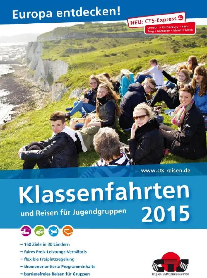 Klassenfahrten Europa 2015