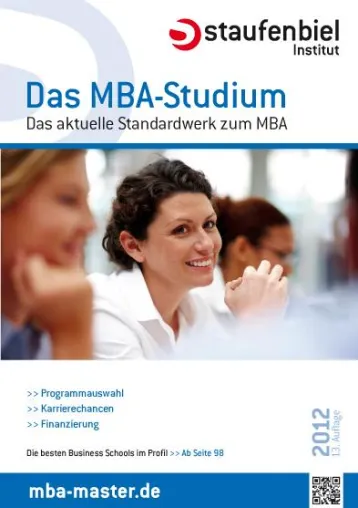 Bild: Kehrtwende bei Anmeldezahlen - Trends und Entwicklungen aus Staufenbiel Das MBA-Studium