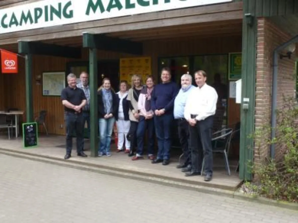 Vertreter des Dänischen Campingverbandes, des VCWMV e.V. und des BVCD e.V. auf der Studienreise