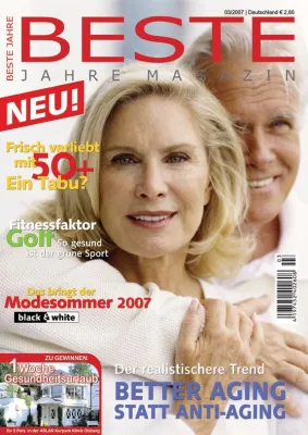 Bild: \"BESTE JAHRE MAGAZIN\" - Neue Zeitschrift für Menschen mitten im Leben