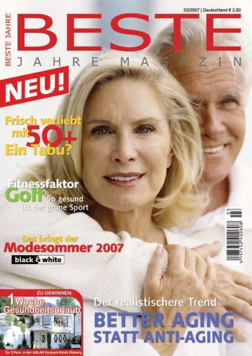 \"BESTE JAHRE MAGAZIN\" - Neue Zeitschrift für Menschen mitten im Leben Bild: \"BESTE JAHRE MAGAZIN\" - Neue Zeitschrift für Menschen mitten im Leben