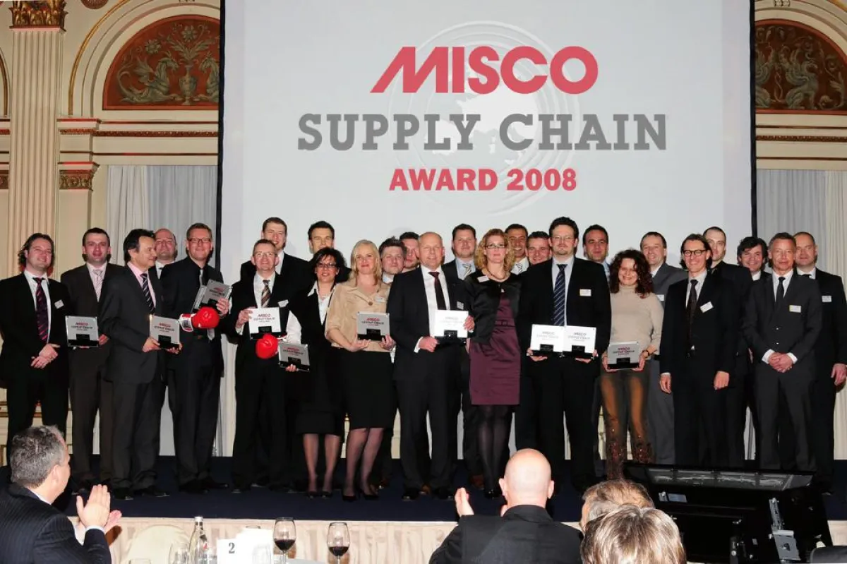 MISCO Supply Chain Award 2008 - Gruppenbild der Gewinner