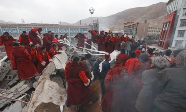 Bild: China schlägt politisches Kapital aus dem Erdbeben in Osttibet