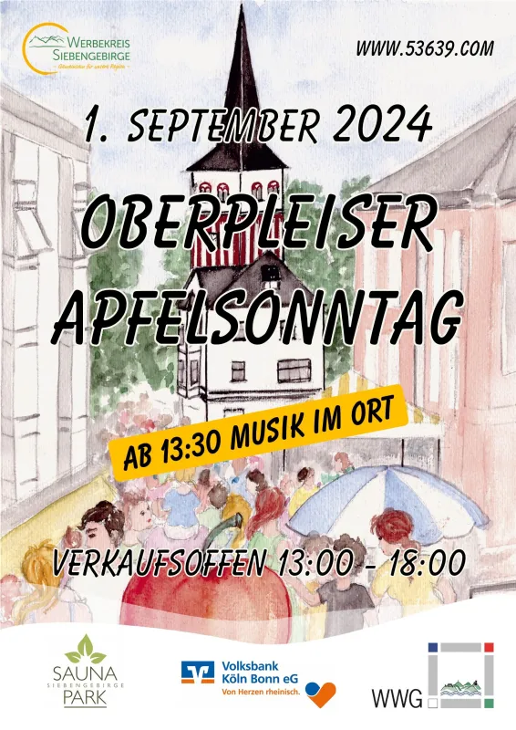 Der Werbekreis Siebengebirge lädt ein zum Apfelsonntag 2024