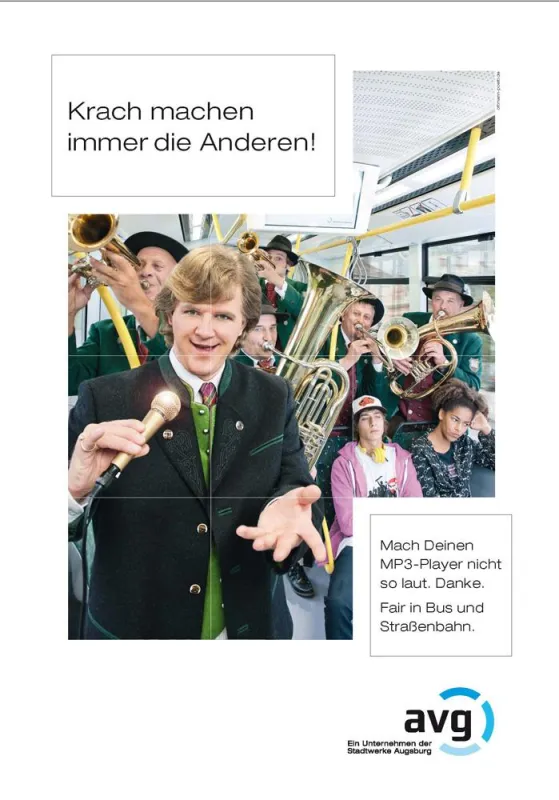 Eines der vier Kampagnenmotive