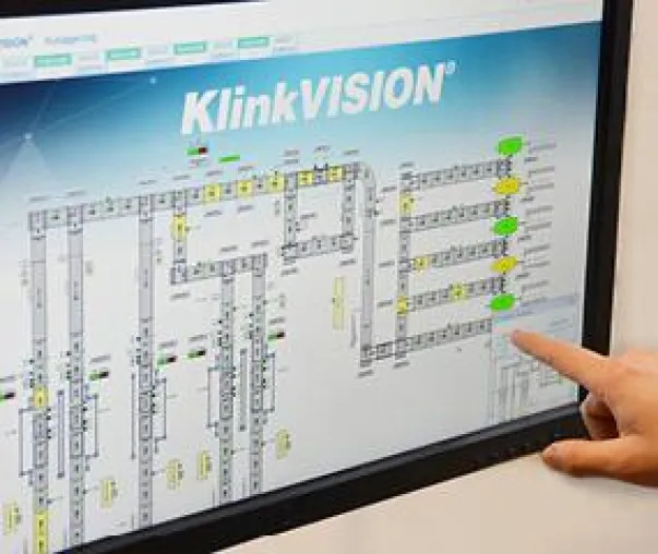 Bild: Neue Softwaregeneration KlinkVISION®: Anlagenvisualisierung mit integriertem Maintenance-Tool