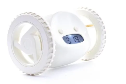 Weihnachtsgeschenk für Morgenmuffel - der wegrollende Wecker »Clocky« Bild: Weihnachtsgeschenk für Morgenmuffel - der wegrollende Wecker »Clocky«
