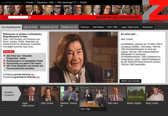 Start des Biografienportals von Zeitzeugen-TV zeitzeugen-tv.com auf der IFA Bild: Start des Biografienportals von Zeitzeugen-TV zeitzeugen-tv.com auf der IFA