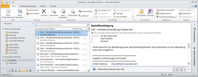 Outlook-Plugin für eXpurgate Archiving erlaubt native Integration des E-Mail-Archivs in den E-Mail-Client Bild: Outlook-Plugin für eXpurgate Archiving erlaubt native Integration des E-Mail-Archivs in den E-Mail-Client