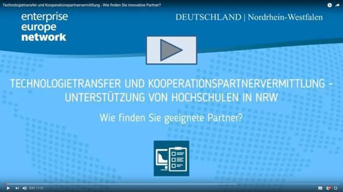 Enterprise Europe Network - Wie finden Sie geeignete Partner? #EENCanHelp