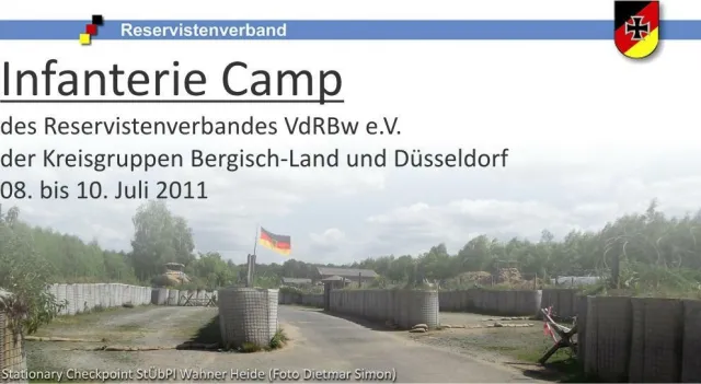 Bild: Reservistenverband veranstaltet Infanterie Camp