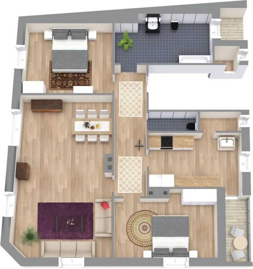 Das Zuhause einrichten noch bevor man es sein Eigen nennt. In Norwegen nicht ungewöhnlich.