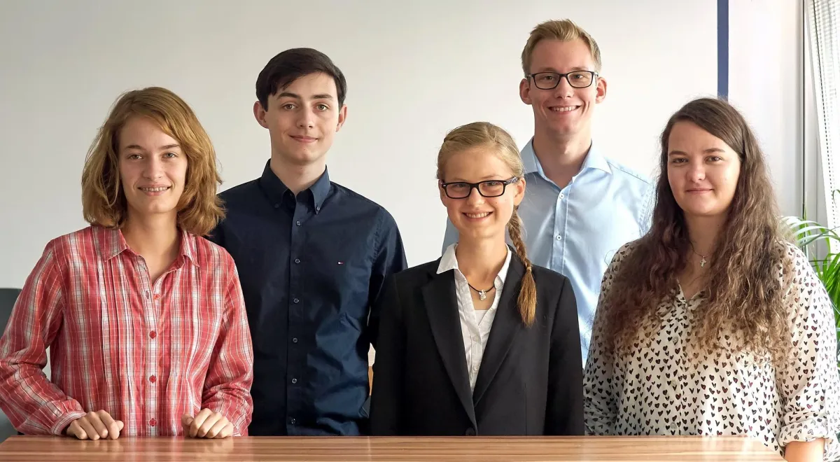 Lena Kociemba, Jannik Wöstemeyer, Marlin Rose, Lennart Nitsch und Jana Driller (v.l.n.r.)