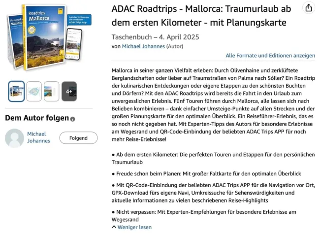 Mallorca neu entdecken: ADAC Reiseführer ROAD TRIPS Mallorca Bild: Mallorca neu entdecken: ADAC Reiseführer ROAD TRIPS Mallorca